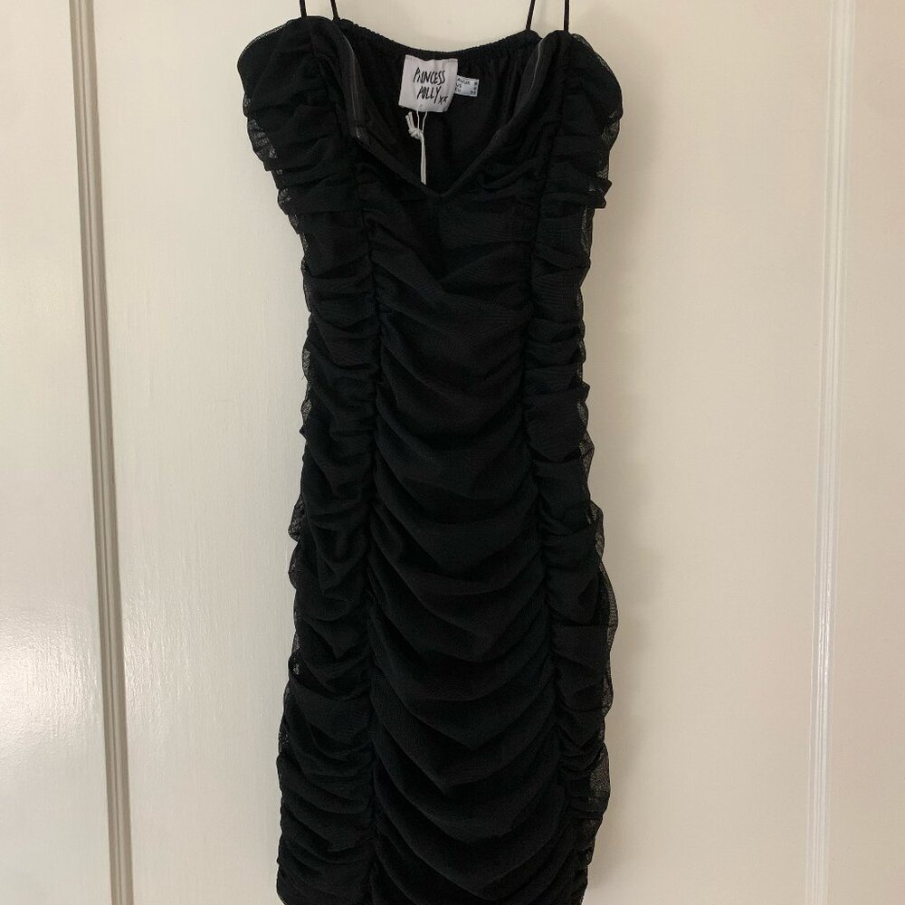 Princess Polly Black Mini Dress, Size 4
